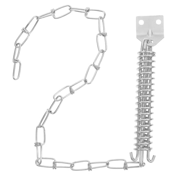 Storm Door Closer Heavy Duty Screen Door Closer Protector Chains Spring Windproof Anti Theft Lock Chain Steel Security Chain