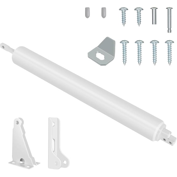 Storm Door Closer, White Heavy Duty Screen Door Closers, Compatible with Andersen/Emco/Larson/40201 (Closer only, 1 Pack(White))