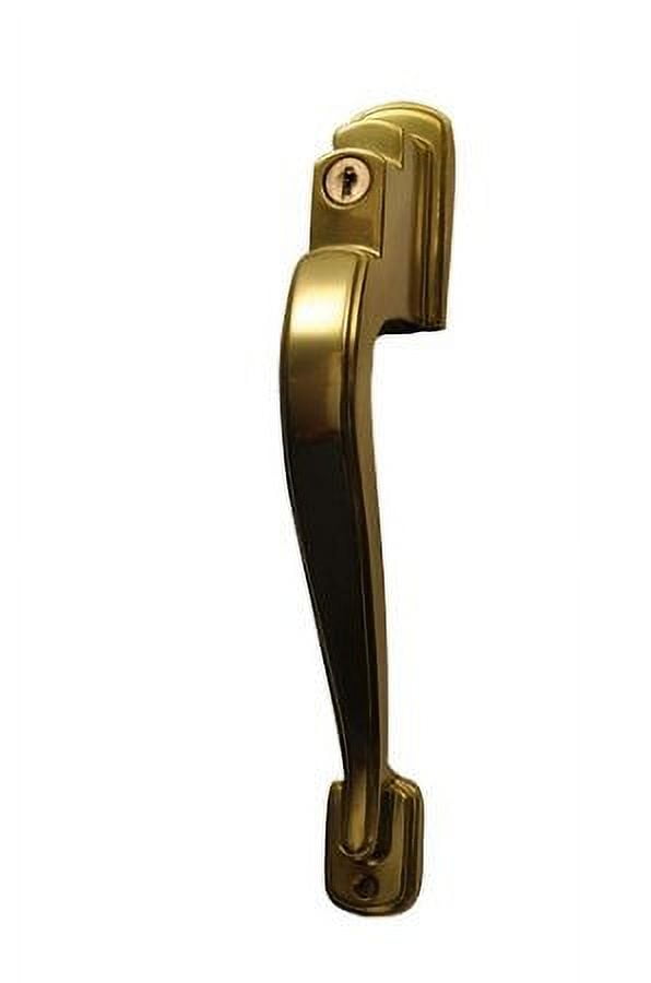 Storm Door Handle Set (Polished Brass)
