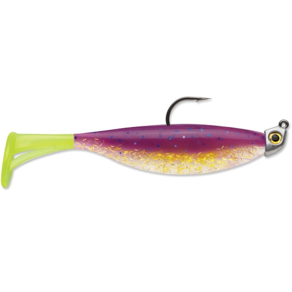 Storm Fishing Lure CS04TGR14J 360GT Largo Shad 4 Jig 1/4 oz 4" #4/0 Hook Tiger