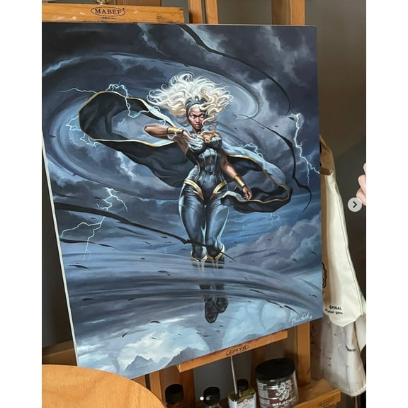 Magali Villeneuve Storm, Force of Nature Original Oil Painting Canvas Art Prints