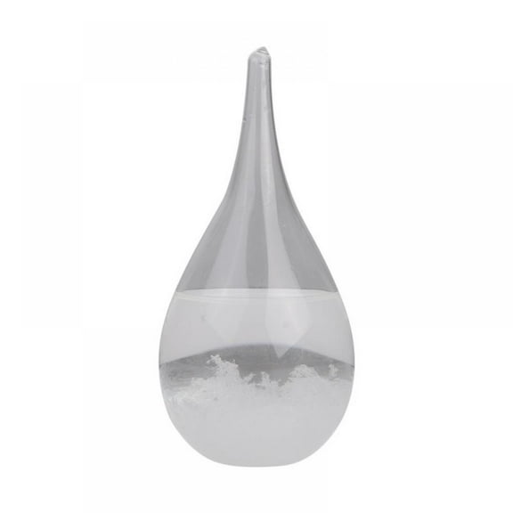 Storm Glass Weather Forecaster Drop-Shaped Liquid Weather Predictor Bottle