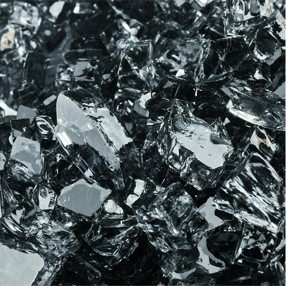 Storm Gray Fire Pit Glass | 1/4", 10 lbs