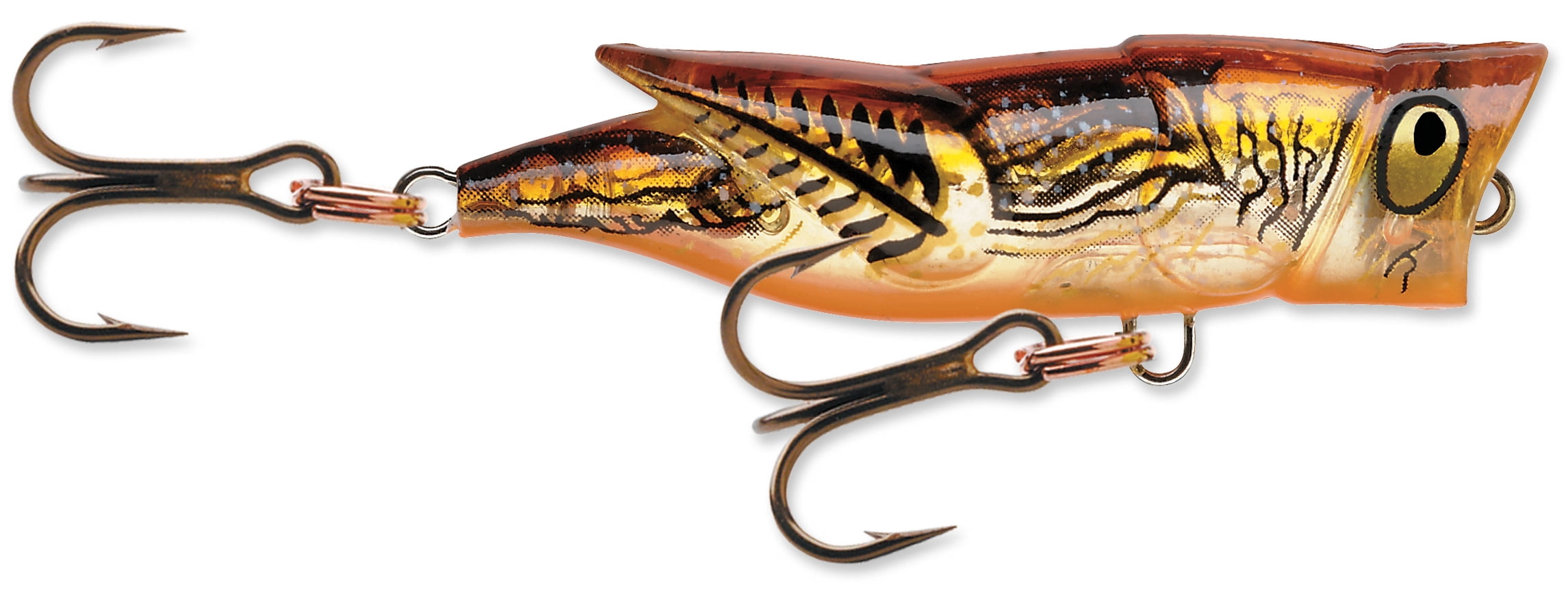 Storm Hopper Popper 1 1/2" Topwater Fishing Lure 1/16oz Phantom Orange