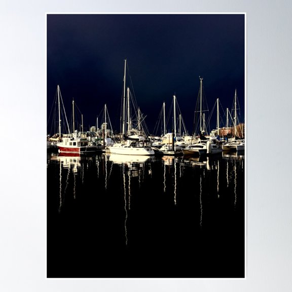 Storm Is Coming | Harbor Poster Wall Art, Modern Wall Decor, 8x12 UNFRAMED