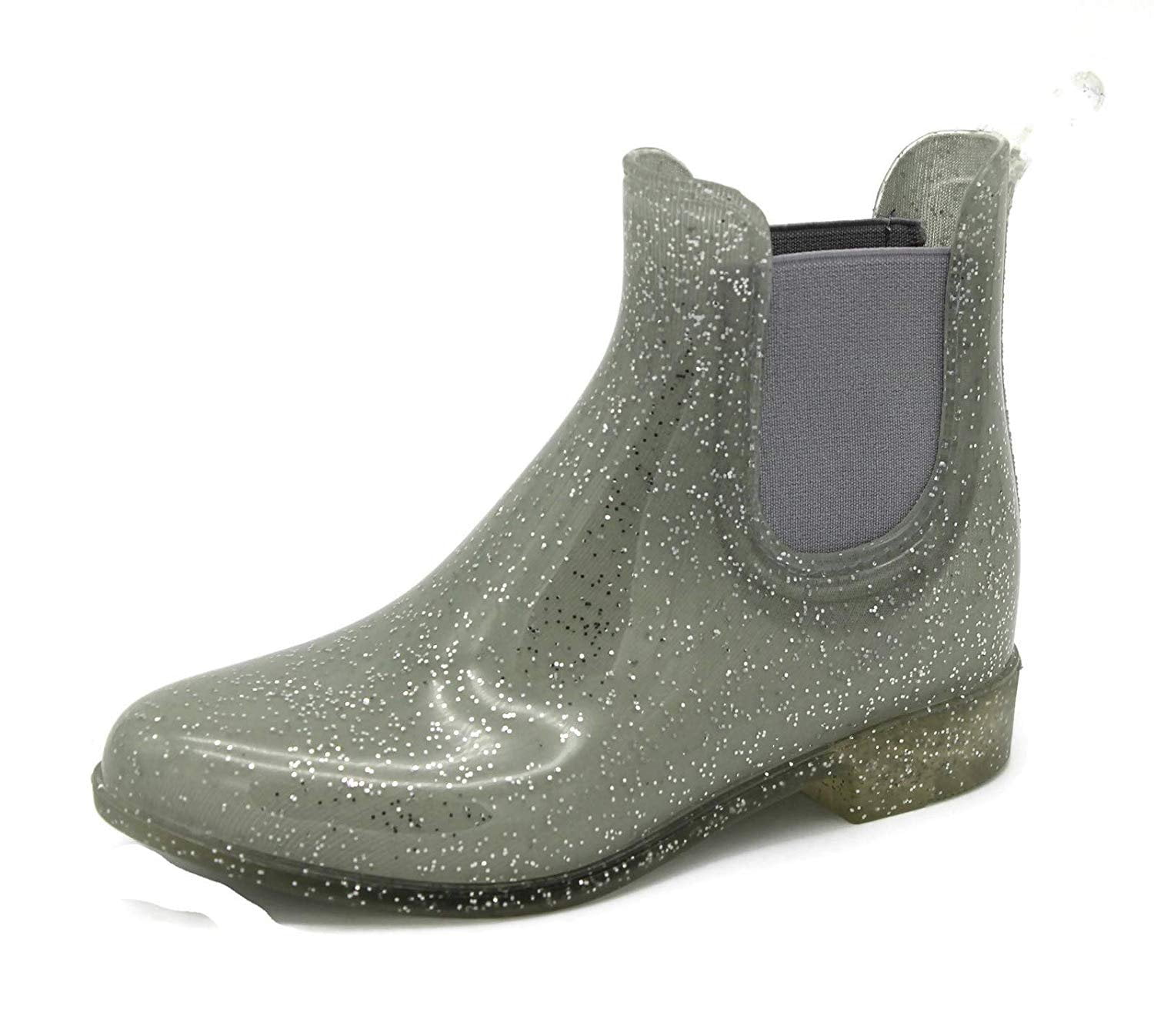 Storm Kidz Girls Booties Rainboots Chelsea Boots Kids Little Kid Big Kid Waterproof with Handle Black Walmart