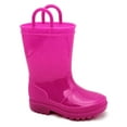 thumbnail image 1 of Storm Kidz Girls Glitter Rainboots - Kids Toddler/Little Kid/Big Kid Sizes Waterproof with Handles, 1 of 2