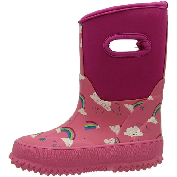 Storm Kidz Kid's Neoprene Outdoor Rain/Snow Boots Unicorn US 10 Toddler