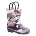 thumbnail image 1 of Storm Kidz Kids Boys Rainboots, Gray Camo Print Toddler 8, 1 of 1