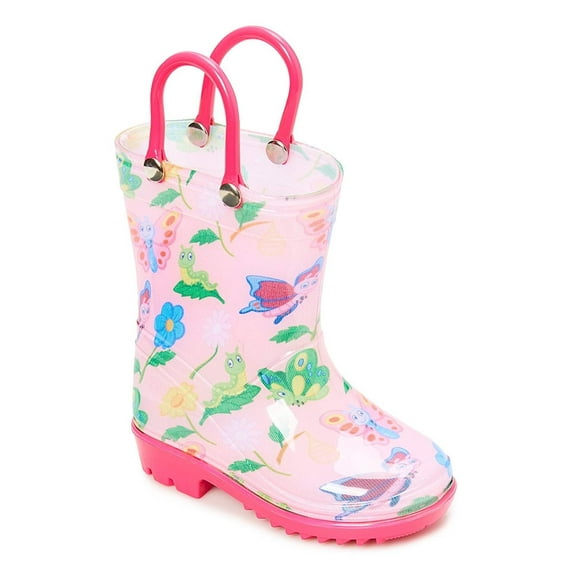 Storm Kidz Kids Girls Butterfly Printed Rainboots, Little Kid 2