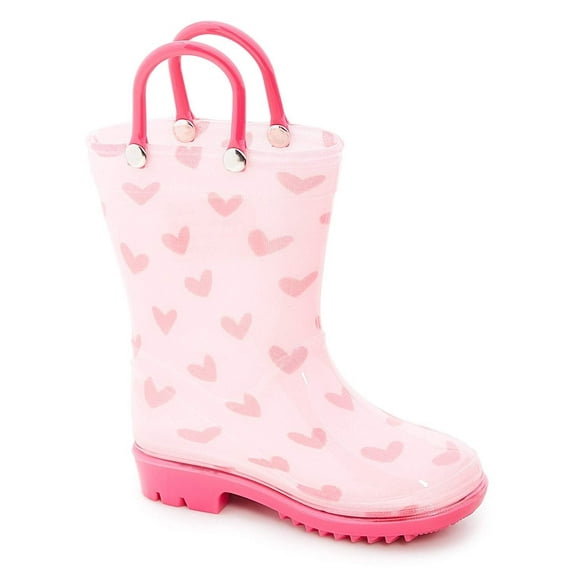Storm Kidz Kids Girls Printed Rainboots, Heart Print Little Kid 2