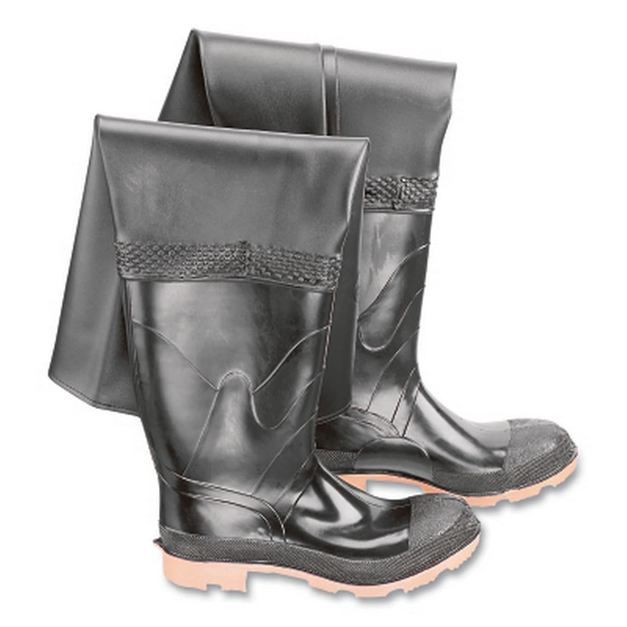 Storm King Steel Toe Thigh Waders Men s 6 27 in Polyester PVC