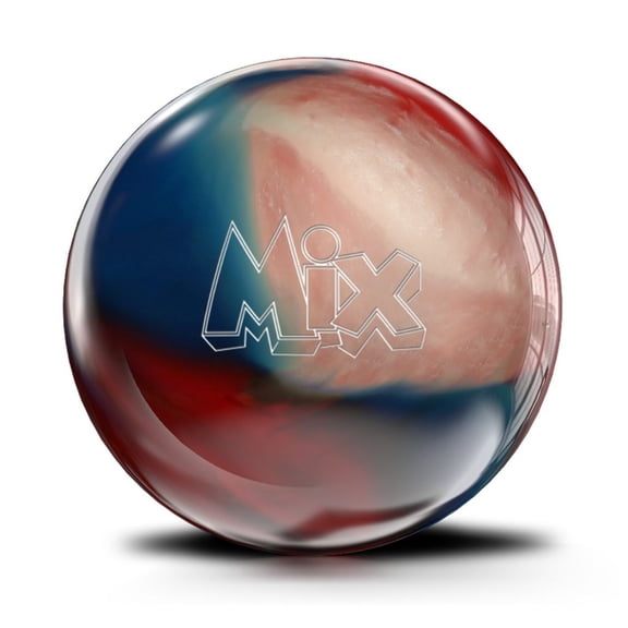 Storm Mix Bowling Ball- Red/White/Navy 15lbs