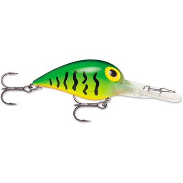 Balsa Wood Fishing Lure For Bass Rapala Shallow Shad Rap 05 Hot Tiger   Shallow Running Fishing Lure, Balsa Wood, Hand-Tuned, For Freshwater Fishing  SSR05HT Hot Tiger Fishing Lure