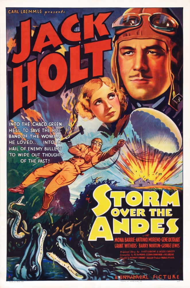 Storm Over The Andes U Canvas Art - (24 x 36)