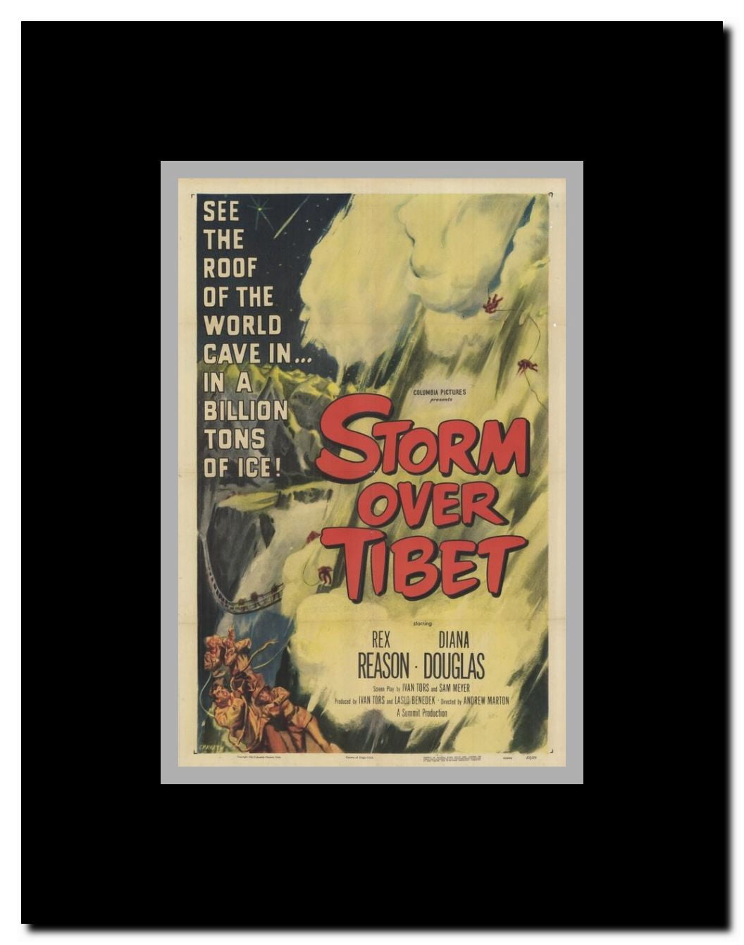 Storm Over Tibet Framed Movie Poster