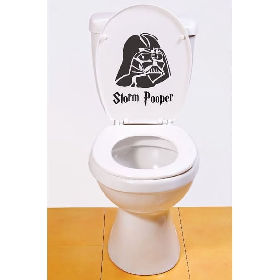 Storm Pooper Bathroom Decor Funny Quote Custom Wall Decal Vinyl Sticker 8 Inches X 8 Inches