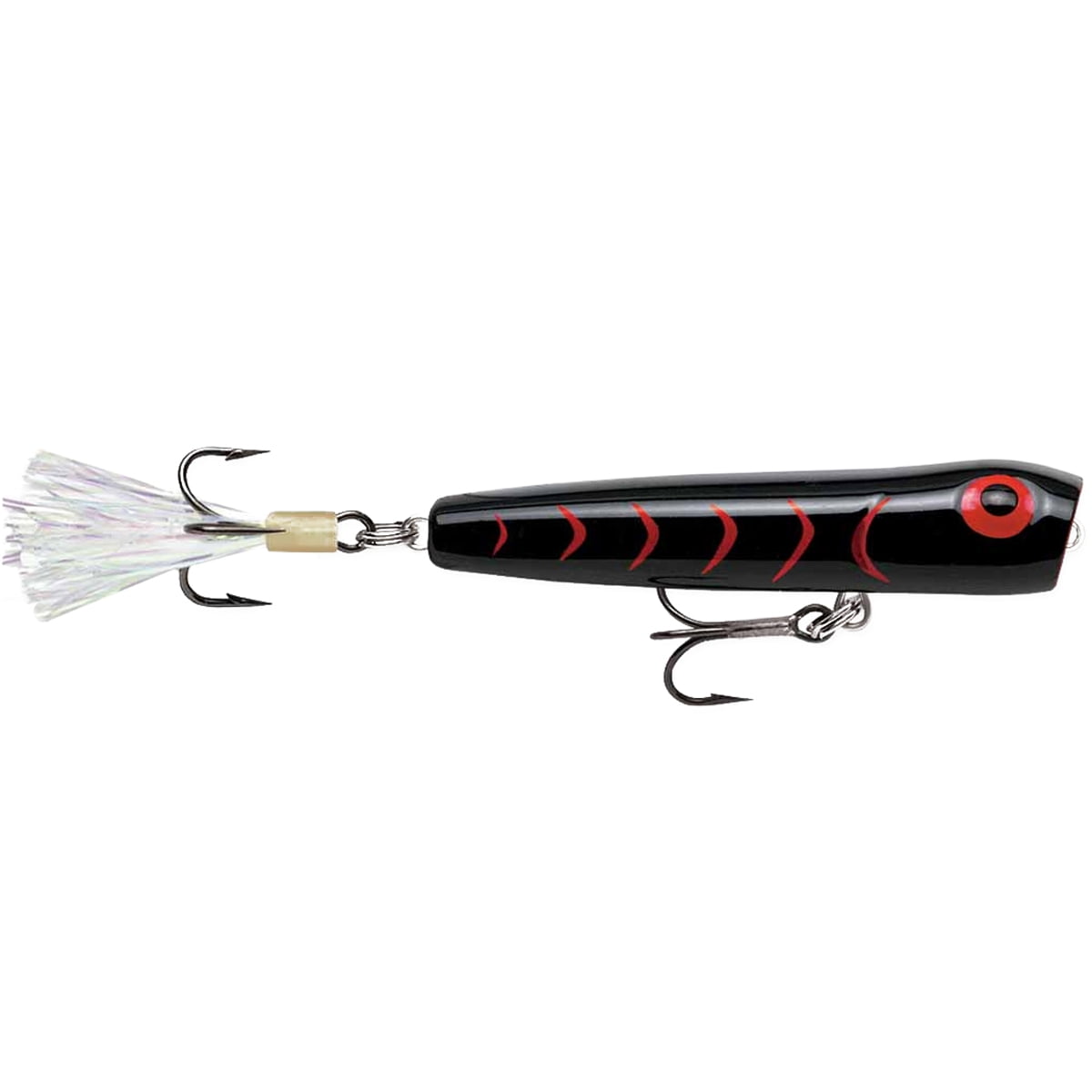 Storm Rattlin' Chug Bug 2.5-inch Fishing Lure - Black/Red Herringbone