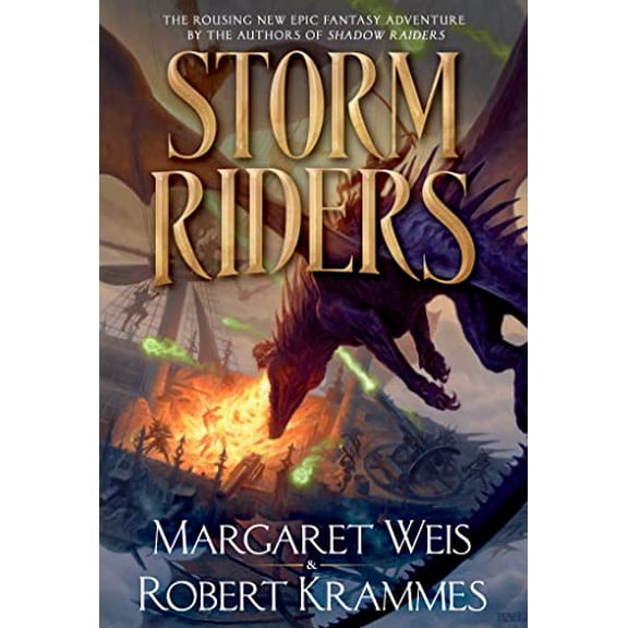 Pre-Owned Storm Riders Dragon Brigade Series Hardcover Margaret Weis, Robert Krammes