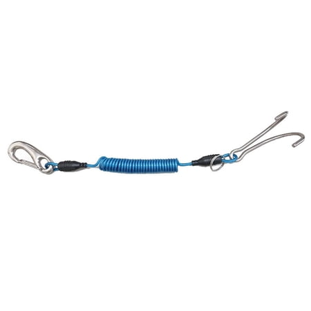 Storm Scuba Divers Reef Hook with Stainless Spiral Lanyard
