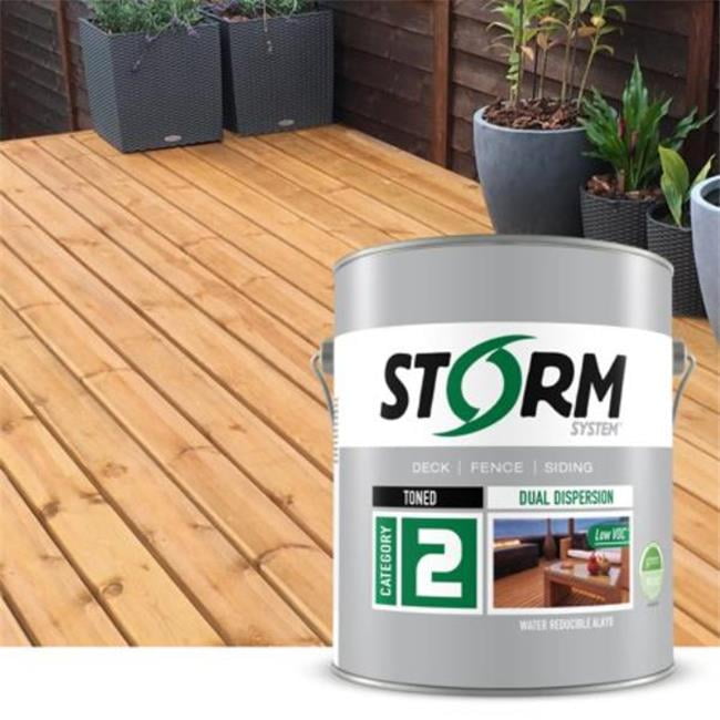 Storm Stain Dual Dispersion Sealer for Wood Deck & Natural Fence ...