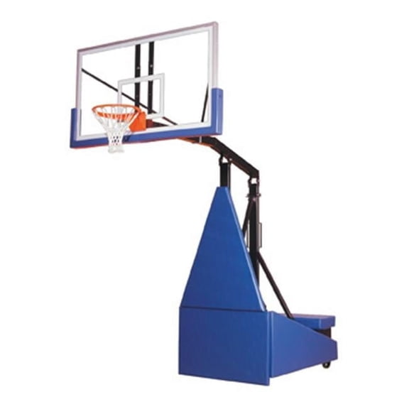 Storm Supreme Steel-Acrylic Portable Basketball System With Regulation Size Backboard, Kelly Green