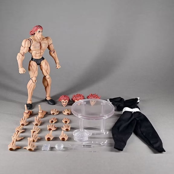 Storm Toys ST Series 1/12 Scale Baki Action Figure, Multi Posable Anime Collectible Model Gift for Fans