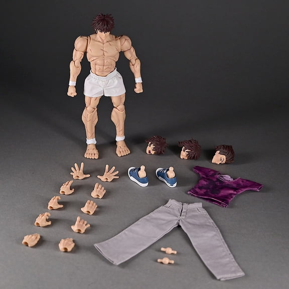 Storm Toys ST Series 1/12 Scale Baki Action Figure, Multi Posable Anime Collectible Model Gift for Fans