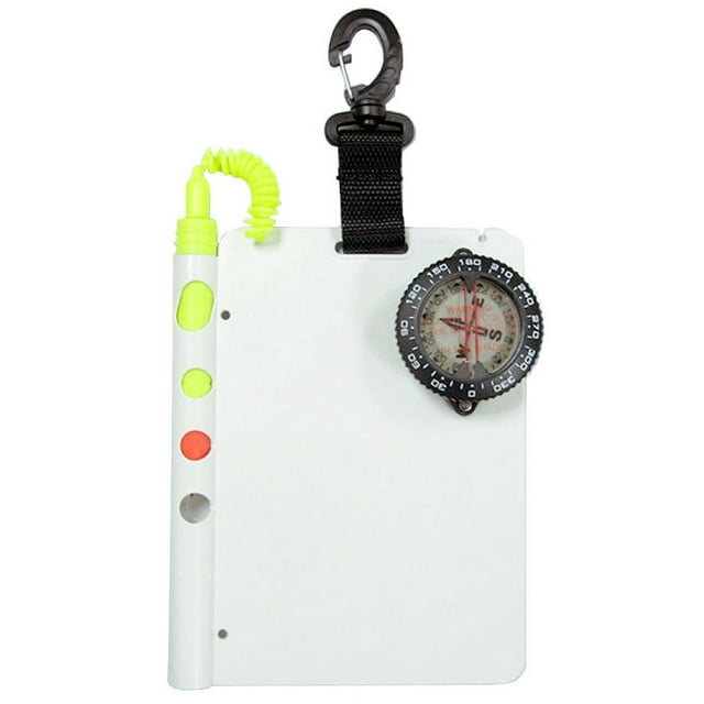 Storm Underwater Scuba Dive Writing Slate with Compass