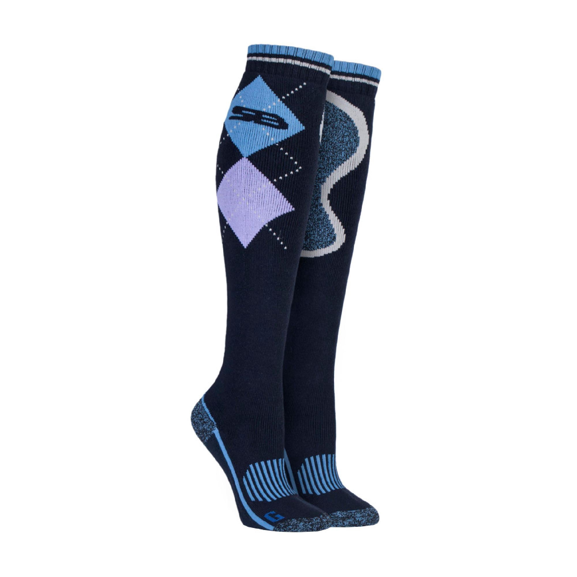 Storm Valley - Ladies Knee High Long Cotton Horse Riding Equestrian Boot Socks