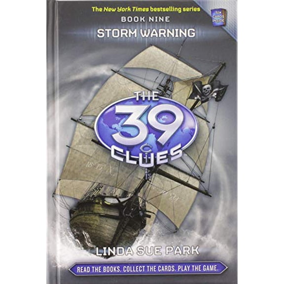 Pre-Owned Storm Warning The 39 Clues Book 9 by Linda Sue Park (Hardcover)