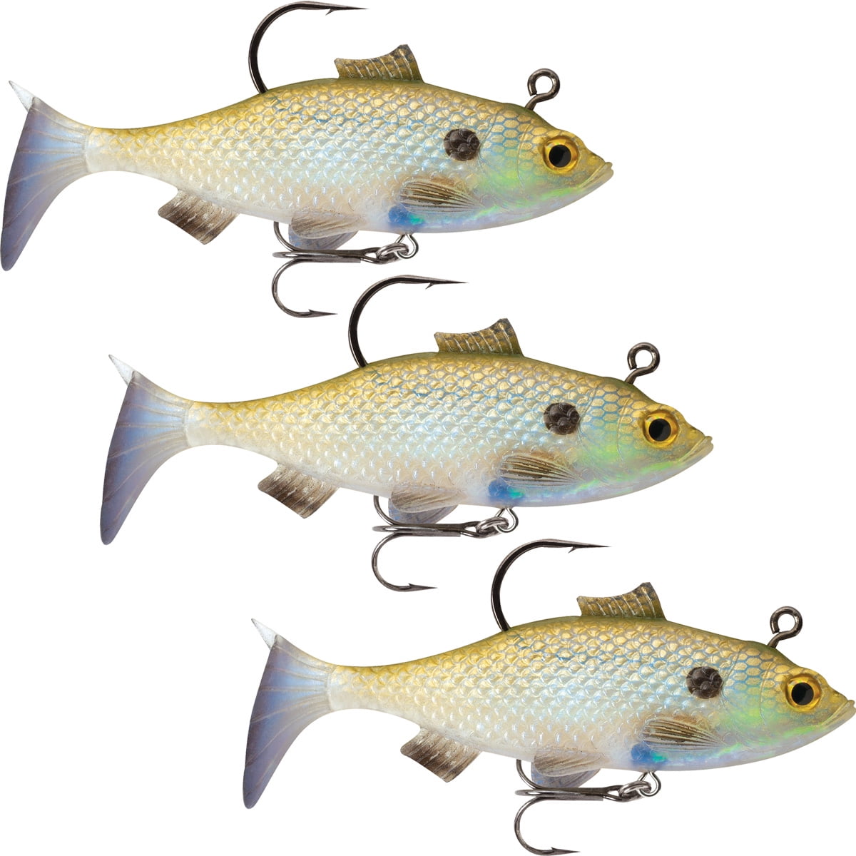 Storm WildEye Live Gizzard Shad 03 Fishing Lures (3-Pack) - Olive Back 