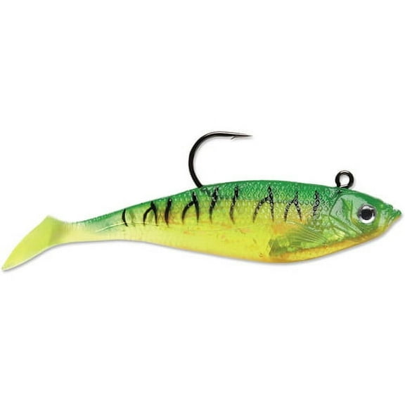 Storm WildEye Swim Shad 2" Fishing Lure 1/8oz Firetiger 3pcs