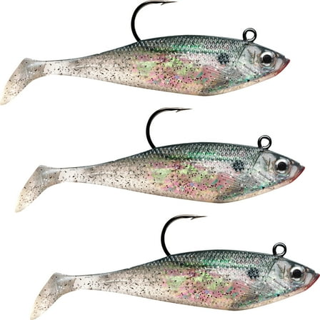 Storm WildEye Swim Shad 3" Fishing Lure 1/4oz Shad 3pcs