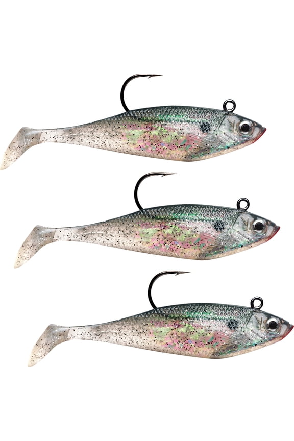 Storm WildEye Swim Shad 3" Fishing Lure 1/4oz Shad 3pcs