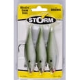 thumbnail image 1 of Storm WildEye Swim Shad 4" Fishing Lure 7/16oz Olive Shad 3pcs, 1 of 5