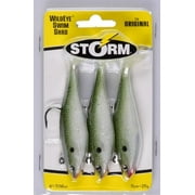 Storm WildEye Swim Shad 4 Fishing Lure 7/16oz Olive Shad 3pcs