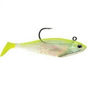 Storm WildEye Swim Shad 5" Fishing Lure 5/8oz Shiner Chartreuse Silver 3 pcs