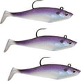 thumbnail image 1 of Storm Wildeye Swim Shad 3-inch Fishing Lures (3-Pack) - Purple Shad, 1 of 2