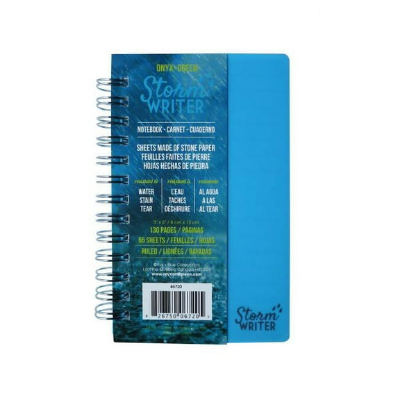 Storm Writer Notebook, 3x5, 65 Ruled Sheets (Other)
