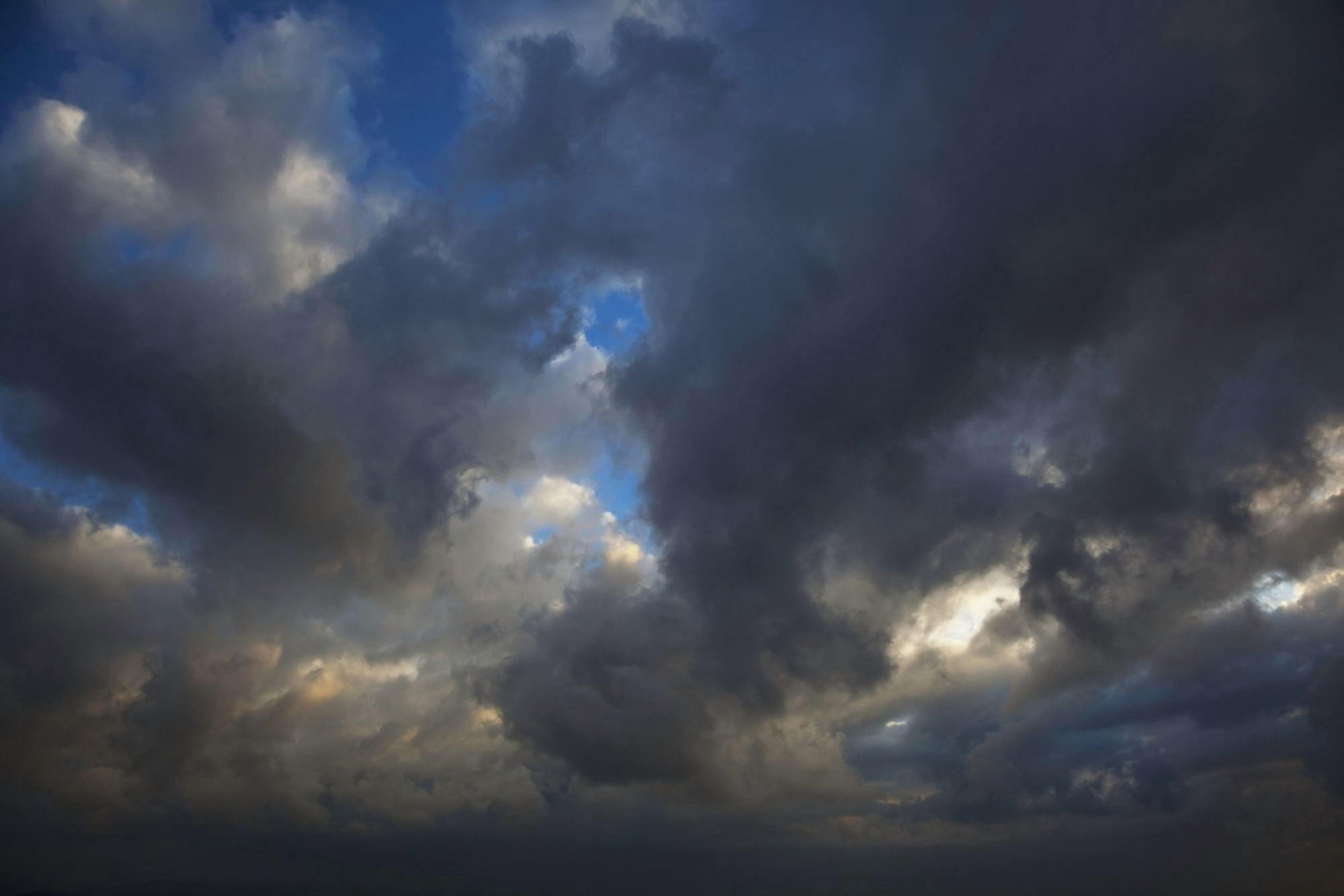 Storm clouds forming Israel Canvas Art - Reynold Mainse Design Pics (38 x 24)