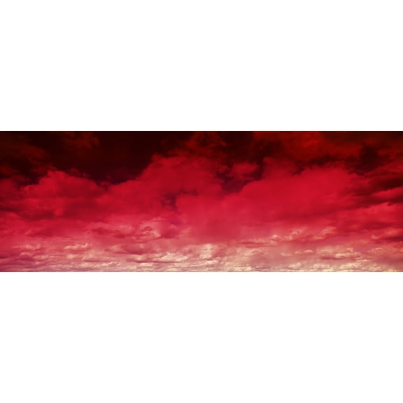 Storm clouds in the sky Poster Print (36 x 12)