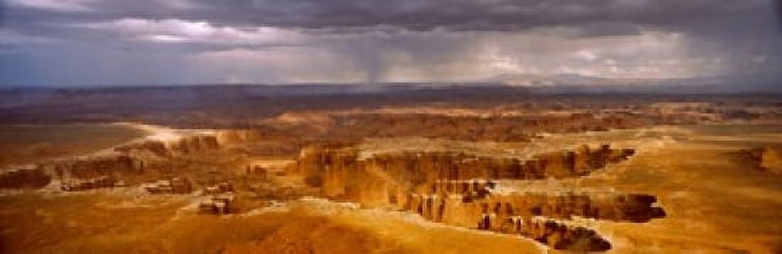 Storm clouds over Canyonlands National Park Utah USA Canvas Art - Panoramic Images (18 x 6)