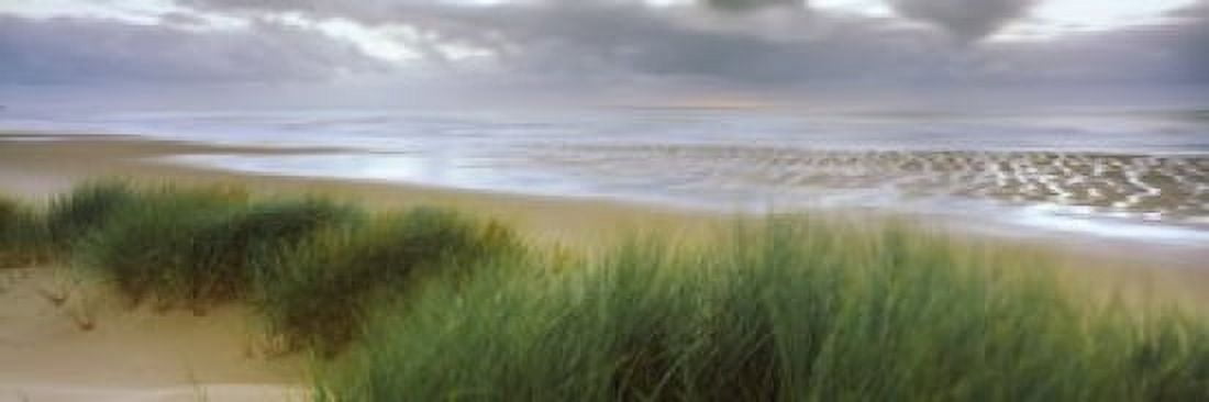 Storm clouds over the sea Newburgh Beach Newburgh Aberdeenshire Scotland Canvas Art - Panoramic Images (36 x 12)