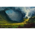 thumbnail image 1 of Storm in the Mountains Poster Print by Albert Bierstadt (36 x 21) # 55913, 1 of 1