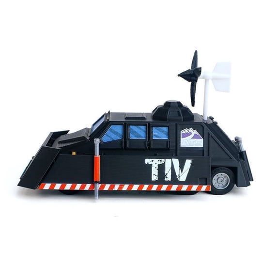 Storm interception vehicle building block model, construction and display structure set gift collection