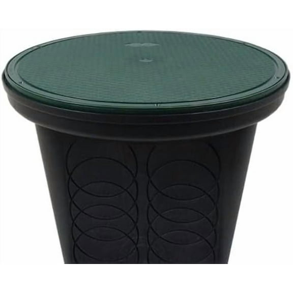StormDrain FSD-3017-20SKIT 20" Round Catch Basin Drain with Green Lid Kit
