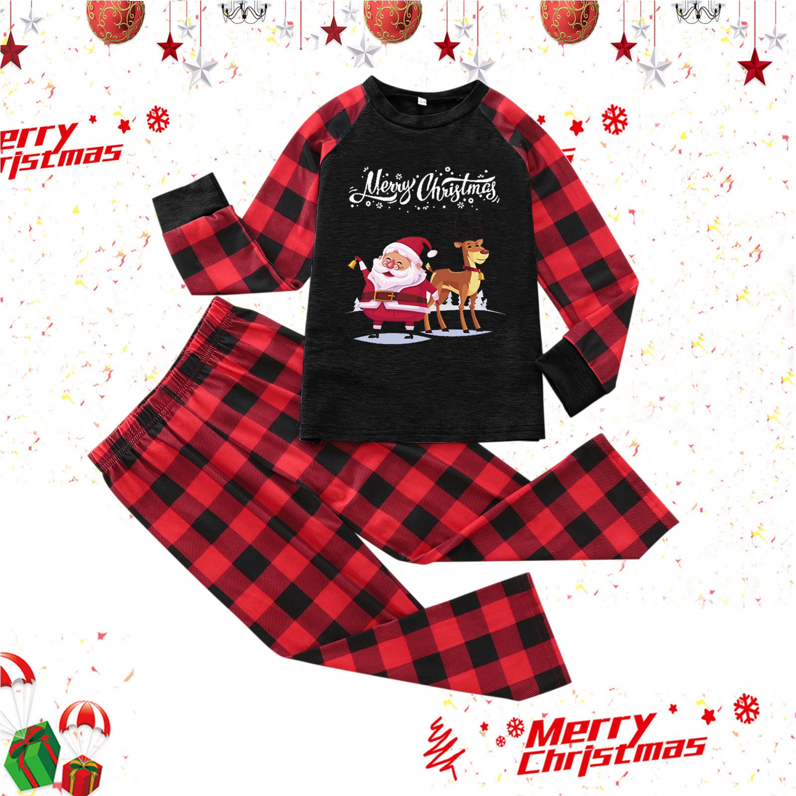 Stormdoing Matching Kids Christmas Pajamas Santa Children S Organic Stormdoing matching kids christmas pajamas santa children s organic