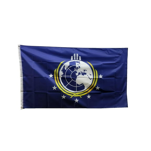 Stormflag Super Earth Flag, Outdoor Decorations,90cmx150cm Polyester 90g/m2 with Two Eyelets and Double Stitched.
