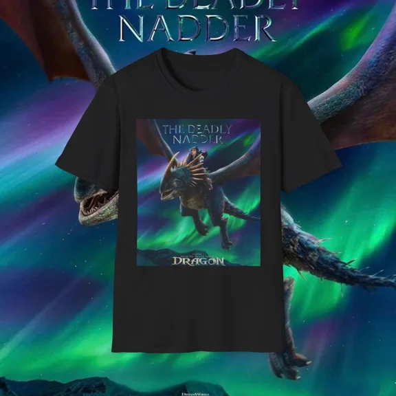 Stormfly Astrid HTTYD Dragon Unisex Softstyle T-Shirt Tee Top